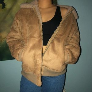 Faux Fur/Suede Jacket